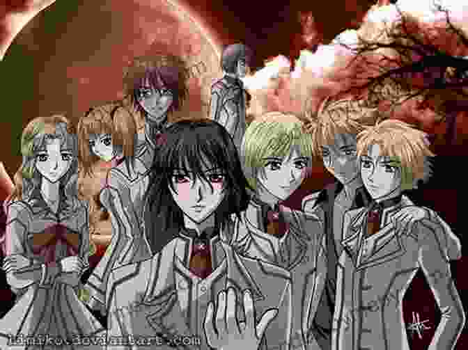 A Breathtaking Illustration Of The Night Class Students, A Group Of Elite Vampires Who Attend Cross Academy Vampire Knight: A Royal Blood Chronicle