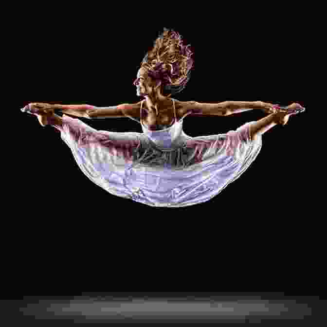 A Dancer Leaps Gracefully Through The Air, Her Body Forming An Arc Against A Backdrop Of Swirling Colors. Dance S Duet With The Camera: Motion Pictures