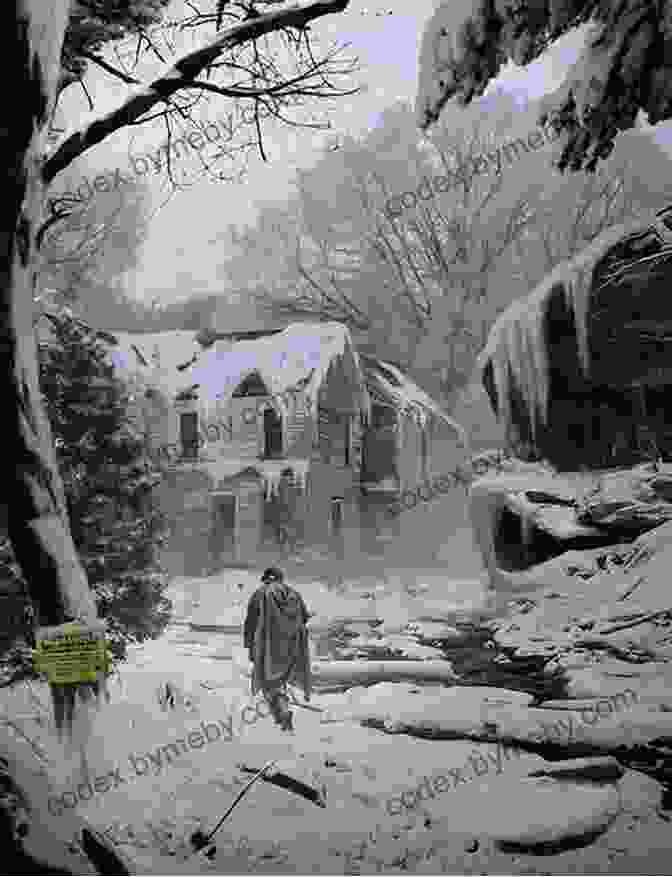 A Desolate Post Apocalyptic Landscape With Snow Covered Mountains And Abandoned Buildings. Impact Winter: Two (The Faithful 2)