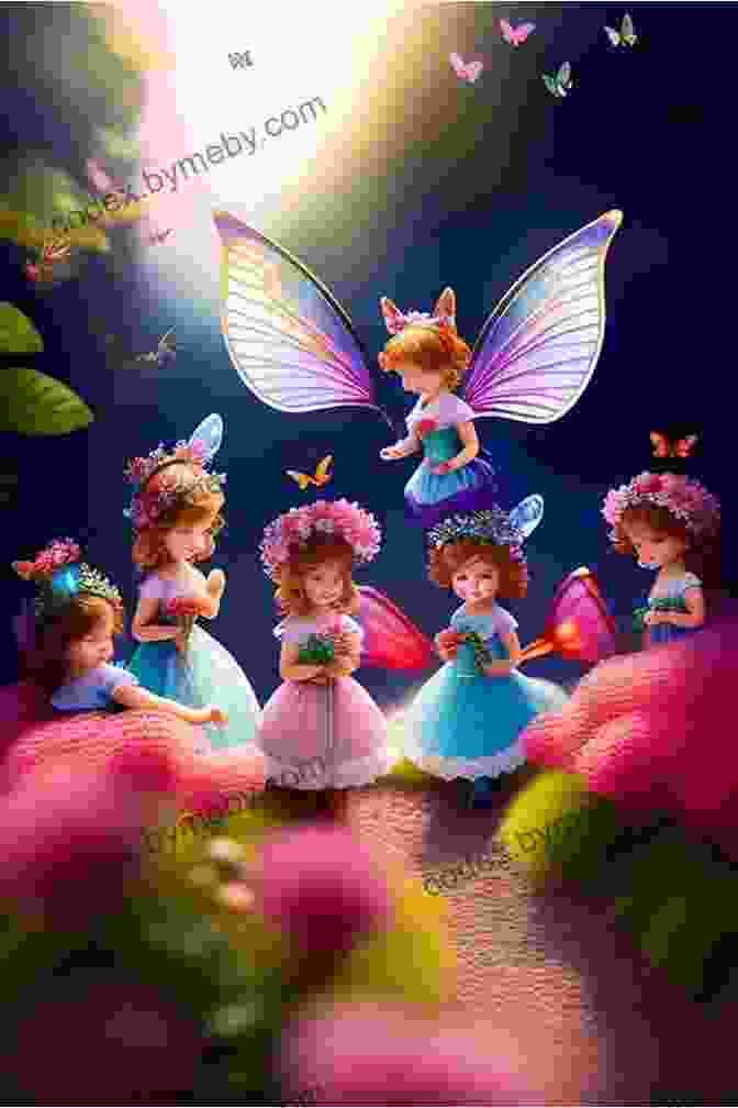 A Group Of Fairies Flitting Around A Blooming Flower, Their Delicate Wings Shimmering In The Sunlight. How To Meet A Mermaid (Magical Creatures And Crafts)