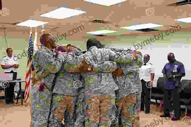 A Group Of Ranger Brigade Soldiers Hugging In A Moment Of Camaraderie Soldier S Promise (The Ranger Brigade: Family Secrets 4)