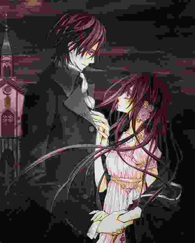 A Haunting Illustration Of Kaname Kuran, A Mysterious And Enigmatic Vampire With A Dark Past Vampire Knight: A Royal Blood Chronicle