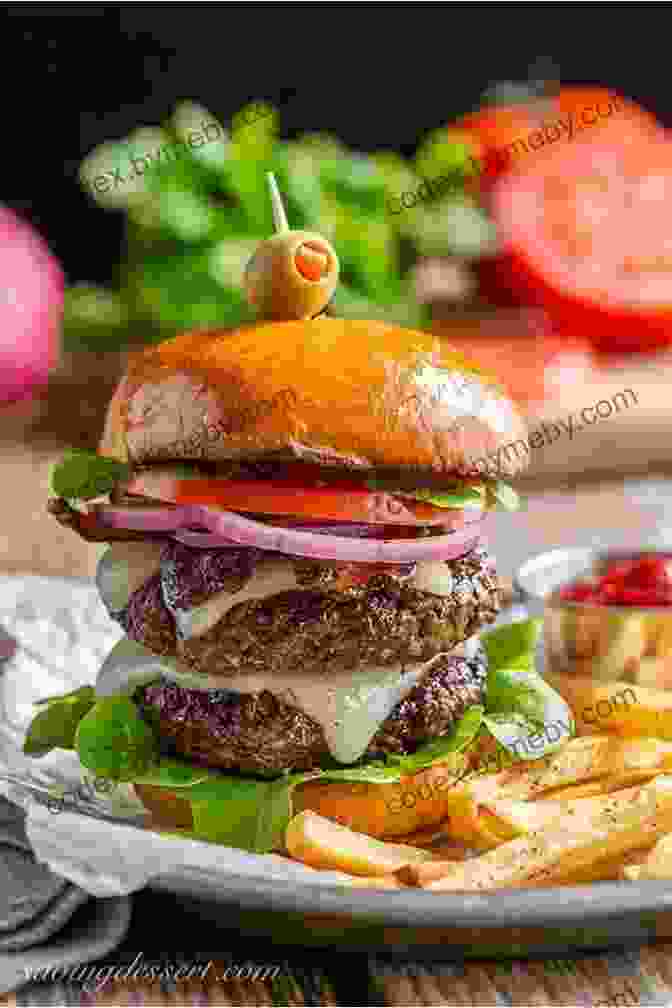 A Juicy Cheeseburger With Melted Cheese, Lettuce, Tomato, And Onion The Phoenicia Diner Cookbook: Dishes And Dispatches From The Catskill Mountains