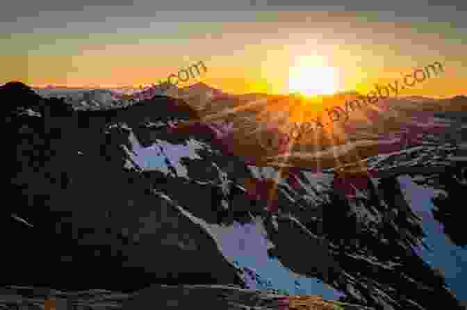 A Stunning Sunset Over The Rocky Mountains, With A Group Of People Gathered On A Ridge Then And Now: Thirty Six Years In The Rockies (Illustrated)