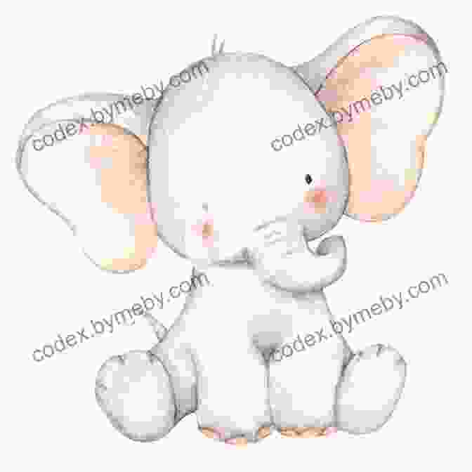 An Adorable Illustration Of A Gentle Elephant My First Animal ABC Book: Colorful Fun For Kids Learn The English Alphabet From Animal A To Z (Animal Alphabet From A To Z 3)