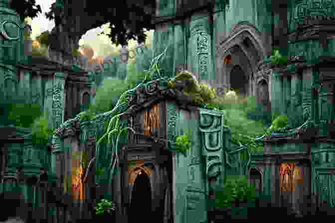 An Ancient Temple Overgrown With Vines, Hinting At The Lost Secrets Within Its Walls. Gods And Men (Ruins Of The Earth 2)