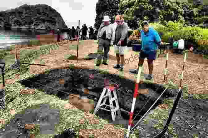 Archaeological Excavation Site On A Polynesian Island, Revealing Ancient Artifacts And Structures Sea People: The Puzzle Of Polynesia