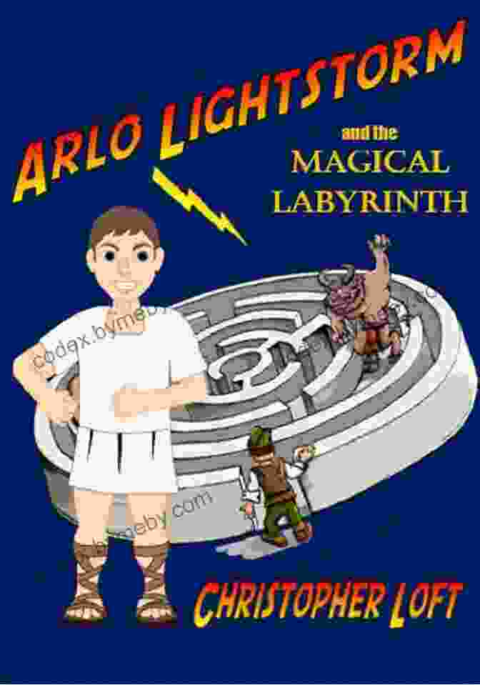 Arlo Lightstorm Standing At The Entrance Of The Magical Labyrinth, Surrounded By Mystical Creatures And Landscapes Arlo Lightstorm And The Magical Labyrinth