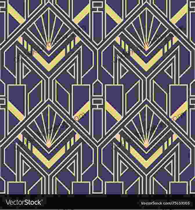 Art Deco Pattern With Bold Geometric Shapes Art Deco Decorative Patterns In Full Color (Dover Pictorial Archive)