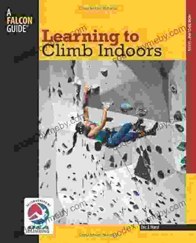 Book Cover Of Learning To Climb Indoors, 2nd Edition, Featuring A Climber Scaling An Indoor Climbing Wall Learning To Climb Indoors 2nd (How To Climb Series)