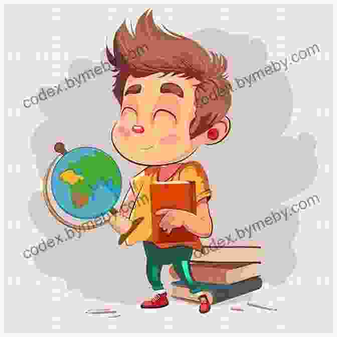 Cartoon Character Holding A Book With A Globe On It The Cartoon To Economics Volume II: Macroeconomics