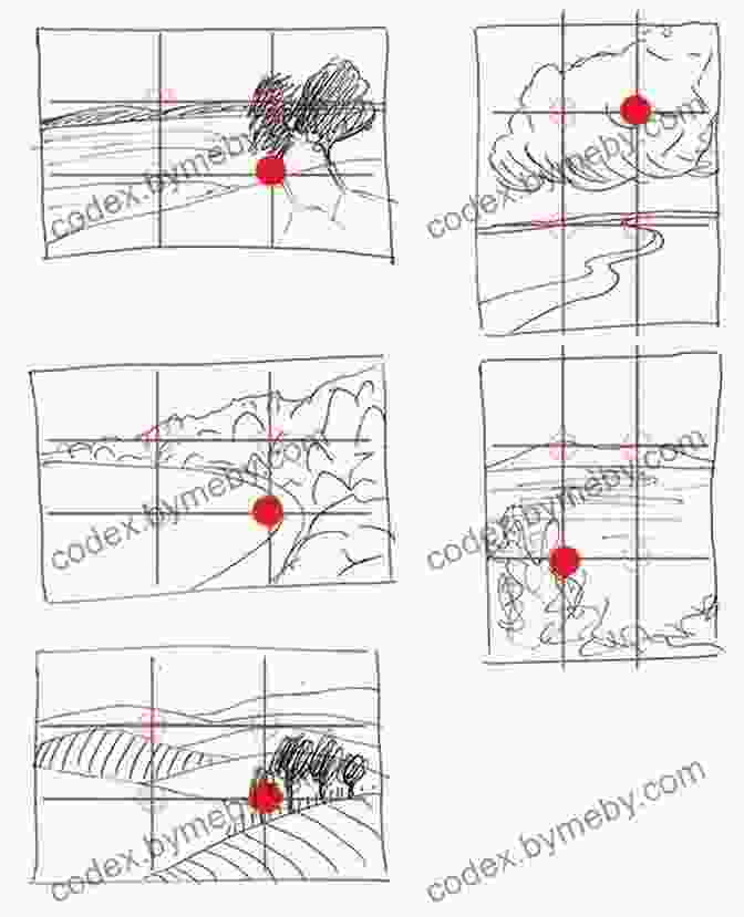 Diagram Illustrating The Rule Of Thirds And Other Compositional Principles In Painting Lone Bean Chudney Ross