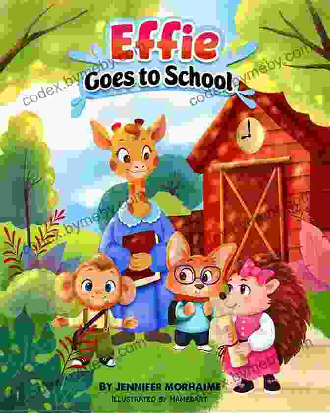 Effie Goes To School Book Cover Featuring A Smiling Effie Wearing A Backpack And Surrounded By School Supplies Effie Goes To School (Effie S Adventures)