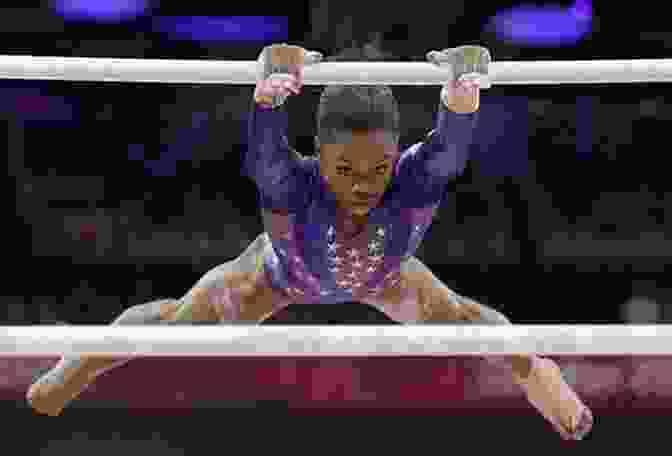 Gabby Douglas Performing A Gymnastics Routine On The Uneven Bars Gabby Douglas: Golden Smile Golden Triumph (GymnStars 4)