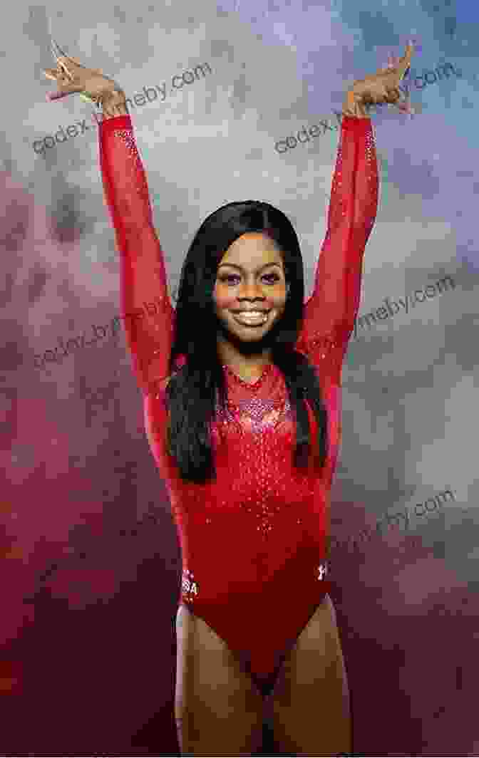 Gabby Douglas Posing With A Group Of Children Gabby Douglas: Golden Smile Golden Triumph (GymnStars 4)