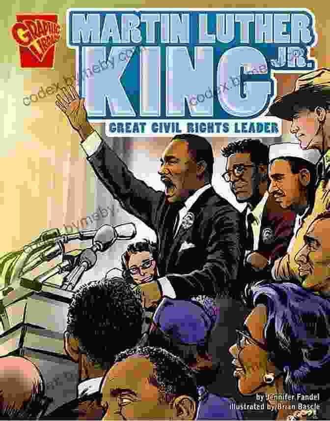 Great Civil Rights Leader Graphic Biographies Book Cover Martin Luther King Jr : Great Civil Rights Leader (Graphic Biographies)