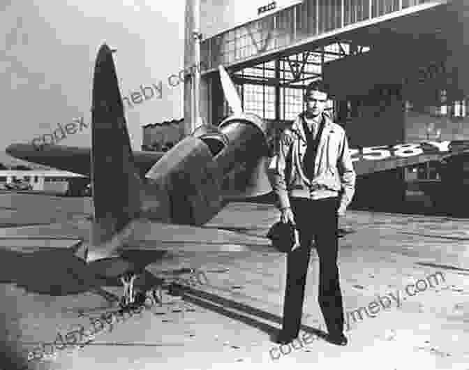 Howard Hughes Standing Next To An Airplane Howard Hughes: His Life And Madness