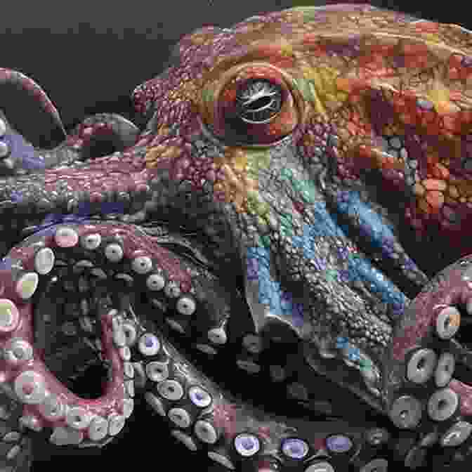 Illustration Of A Wondrous Octopus Injecting Venom Into Its Prey Facts About The Wonderpus Octopus (A Picture For Kids 453)