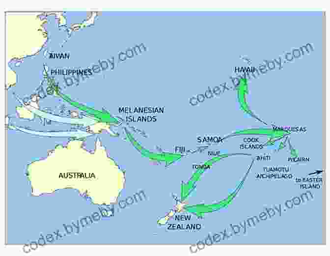 Map Of Polynesian Migrations Across The Pacific Ocean, Showing The Dispersal Of Polynesian Peoples Over Time Sea People: The Puzzle Of Polynesia