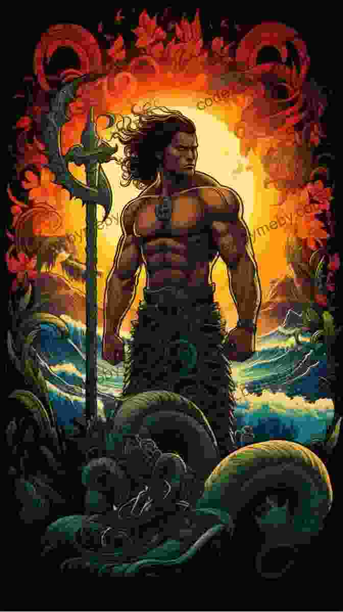 Maui, The Demigod, Grappling With A Giant Fish Maui Kakamora And Other Legends Of Oceania