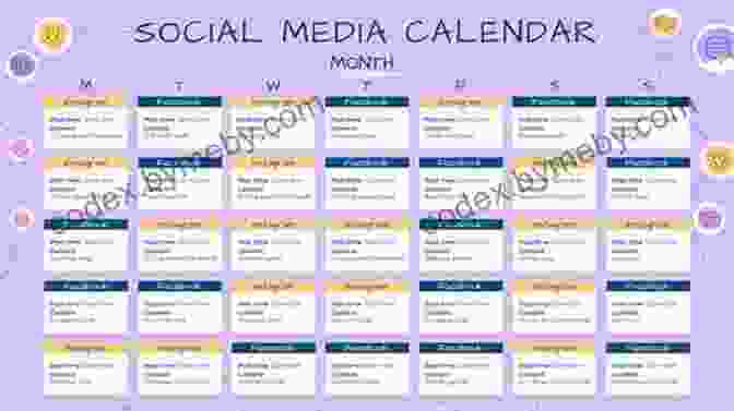 Preview Of The 2024 Social Media Calendar Planner 2024 Social Media Calendar Planner And Guide Workbook 8 5 X 11 Marketing