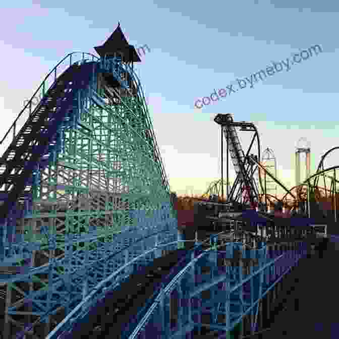 The Blue Streak Roller Coaster Leaving Detroit Queen T