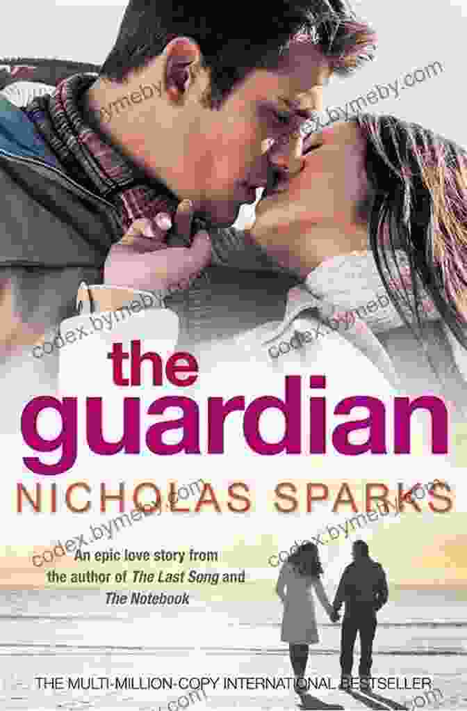 The Guardian Book Cover, Featuring A Young Woman Embracing A Sea Turtle On A Beach. The Guardian Nicholas Sparks