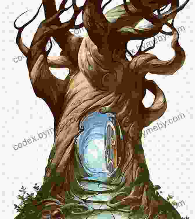 The Hollow Under The Tree Book Cover, Depicting A Sprawling Tree With A Hollow Trunk And A Child Standing Before It, Surrounded By A Magical Forest. The Hollow Under The Tree