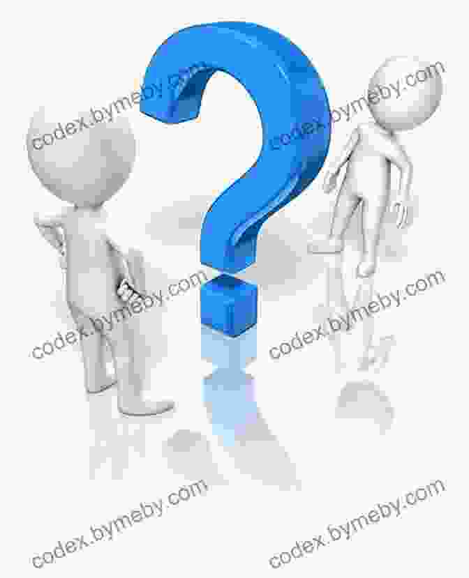 Two People Conversing With A Question Mark Between Them, Representing Open Communication And Understanding. The Of Beautiful Questions: The Powerful Questions That Will Help You Decide Create Connect And Lead